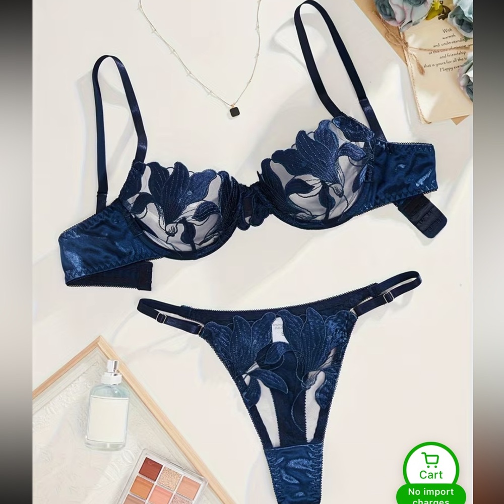 Floral Lingerie Set